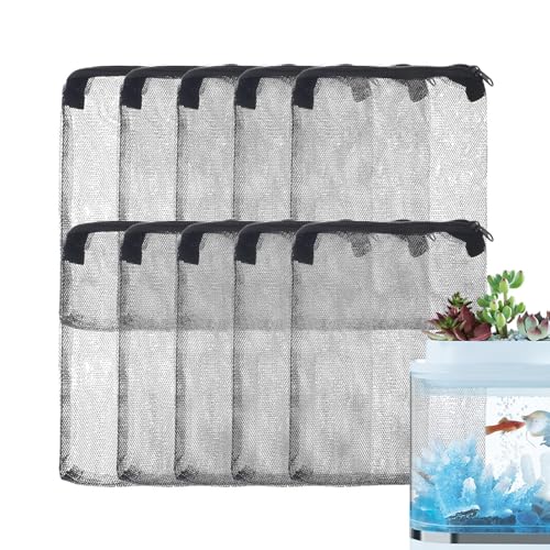 Fravsiu Netztaschen mit Reißverschluss, Netztasche mit Reißverschluss aus Nylon | Filter mit Reißverschluss aus Nylon für Aquarium | Wiederverwendbare feine Netzfilterbeutel für Aquarien, Fravsiu Netztaschen mit Reißverschluss, Netztasche mit Reißverschluss aus Nylon | Filter mit Reißverschluss aus Nylon für Aquarium | Wiederverwendbare feine Netzfilterbeutel für Aquarien, von Fravsiu
