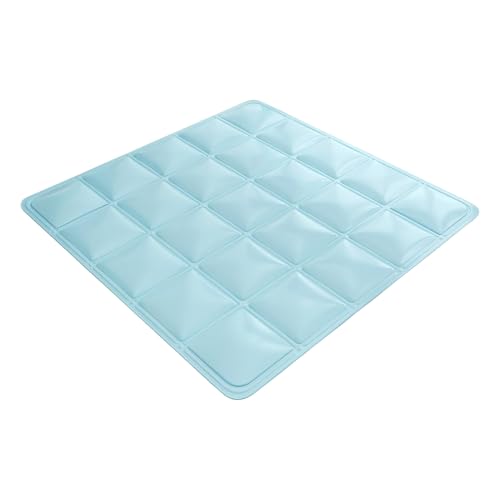 Fravsiu Pet Cooling Mat, Cool Dog Bed Blanket, Heat-Relief Sleeping Pad, Foldable Kennel Mattress, Cooling Supply for Lawn, Beach, Balcony, Living Room, Hot Weather, 15.75x15.75 Inches von Fravsiu