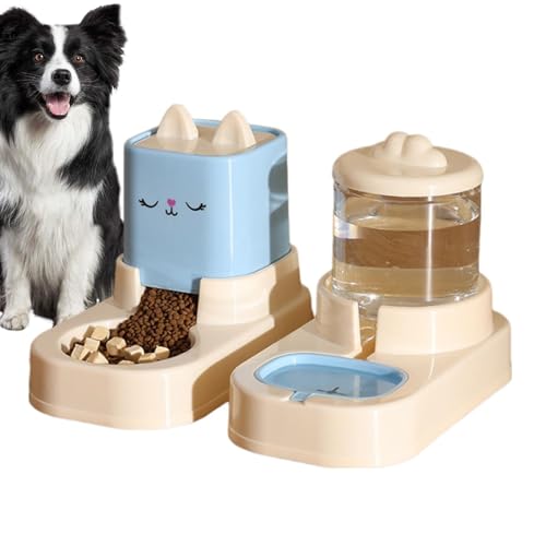 Fravsiu Pet Feeder, Cat Automatic Feeder, Pet Feeders for Cats Automatic, Auto Fill Water Bowl, Cat Water Dispenser, Pet Feeding Station, Anti-Slip Pet Waterer, Large Capacity Water Bowl for Pets Fravsiu Pet Feeder, Cat Automatic Feeder, Pet Feeders for Cats Automatic, Auto Fill Water Bowl, Cat Water Dispenser, Pet Feeding Station, Anti-Slip Pet Waterer, Large Capacity Water Bowl for Pets von Fravsiu