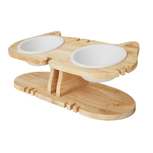 Fravsiu Raised Bowl for Kitten, Removable Tilted Feeding Bowls, Cute Cats Feeder Bowls, Ergonomic Pet Food Bowls, Elevated Kitten Feeding, Tilted Cat Bowl Set, Anti-Slip Cat Food Bowls, for Home Fravsiu Raised Bowl for Kitten, Removable Tilted Feeding Bowls, Cute Cats Feeder Bowls, Ergonomic Pet Food Bowls, Elevated Kitten Feeding, Tilted Cat Bowl Set, Anti-Slip Cat Food Bowls, for Home von Fravsiu
