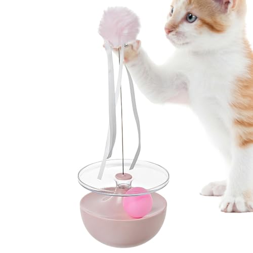 Fravsiu Teaser Zauberstab für Katzen, Teaser für Katzen - Zauberstab mit Katzenfedern - Interaktives Spielzeug für Kätzchen, Katzenstab für den Innenbereich mit Ball und Band, Teaser für Katzen, Seil Fravsiu Teaser Zauberstab für Katzen, Teaser für Katzen - Zauberstab mit Katzenfedern - Interaktives Spielzeug für Kätzchen, Katzenstab für den Innenbereich mit Ball und Band, Teaser für Katzen, Seil von Fravsiu