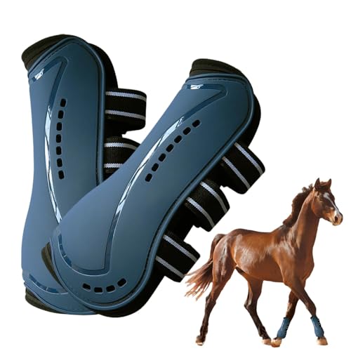 Horse Boots, Horse Sport Boots, Horse Boots Front Feet, Shock-Absorbing Horse Boots Breathable Front Leg Protectors for Enhanced Comfort and Performance During Equestrian Activities Horse Boots, Horse Sport Boots, Horse Boots Front Feet, Shock-Absorbing Horse Boots Breathable Front Leg Protectors for Enhanced Comfort and Performance During Equestrian Activities von Fravsiu