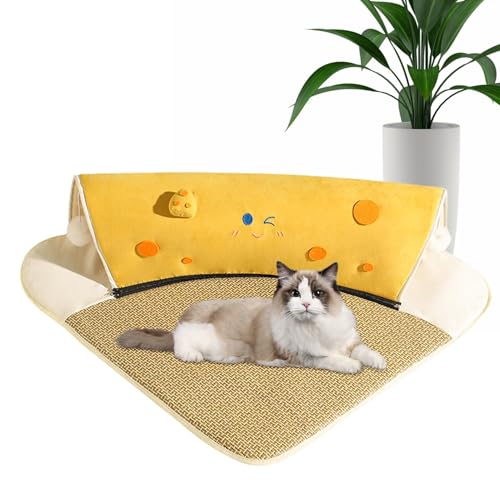 Katzentunnelbett, Katzenhöhlenbetttunnel, Katzenspieltunnel und -bett, Fravsiu Katzenbettmatte, Katzenschlaf- und Spieltunnel, Katzentunnelbett für den Innenbereich, multifunktionales Katzentunnelbett Katzentunnelbett, Katzenhöhlenbetttunnel, Katzenspieltunnel und -bett, Fravsiu Katzenbettmatte, Katzenschlaf- und Spieltunnel, Katzentunnelbett für den Innenbereich, multifunktionales Katzentunnelbett von Fravsiu