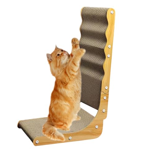 L Shape Scratcher, Cat Claw Board, Kitten Exercise Toy, Textured Sisal Mat, Mental Physical Activity, Beige Color, Excellent for Home Use and Daily Scratching Routine L Shape Scratcher, Cat Claw Board, Kitten Exercise Toy, Textured Sisal Mat, Mental Physical Activity, Beige Color, Excellent for Home Use and Daily Scratching Routine von Fravsiu