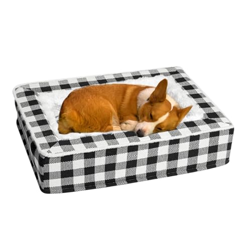 Mittelgroßes und großes Hundebett, superweiches, gemütliches und bequemes Schlafsofa für Hunde, waschbares Hundebett, hochwertiges rechteckiges Plüsch-Hundesofa für große und mittelgroße Rassen, Mittelgroßes und großes Hundebett, superweiches, gemütliches und bequemes Schlafsofa für Hunde, waschbares Hundebett, hochwertiges rechteckiges Plüsch-Hundesofa für große und mittelgroße Rassen, von Fravsiu