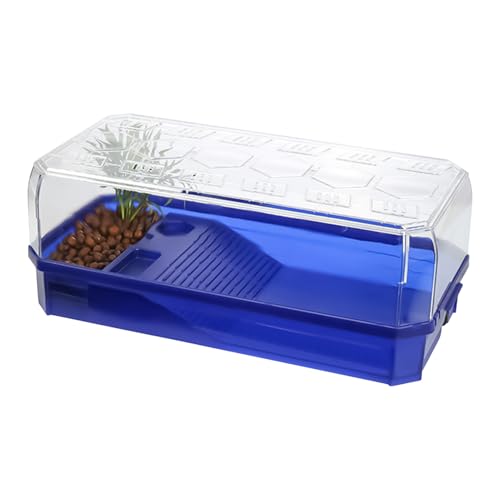 Turtle Tank, Tortoise Aquarium, Small Reptile Habitat with Drainage, Layered Terrarium Ramp Podium, Enclosure for Snake Frog Crab Gecko Pet, Multicolor, 13.39x7.28x5.91 Inches Turtle Tank, Tortoise Aquarium, Small Reptile Habitat with Drainage, Layered Terrarium Ramp Podium, Enclosure for Snake Frog Crab Gecko Pet, Multicolor, 13.39x7.28x5.91 Inches von Fravsiu