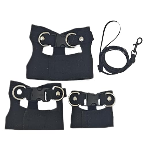 Verstellbares Geschirr für Bartdrachen, Lederweste für Kleintiere, Geschirr für Bartdrachen, Bequemes Trainingsseil für Eidechsen, Geckos, Amphibien, 3 Größen für Outdoor-Abenteuer Verstellbares Geschirr für Bartdrachen, Lederweste für Kleintiere, Geschirr für Bartdrachen, Bequemes Trainingsseil für Eidechsen, Geckos, Amphibien, 3 Größen für Outdoor-Abenteuer von Fravsiu