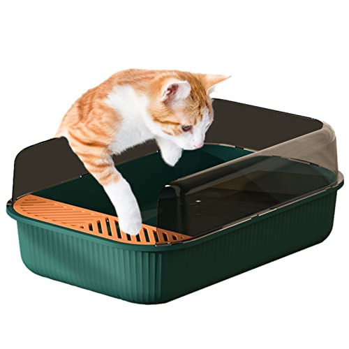 Frdun Hohe Seiten, abnehmbare große Katzentoilette, halbgeschlossene Katzentoilette, Erhöhung der Anti-Spritz-Toilette, Katzenfutterspender, Notwendigkeit Frdun Hohe Seiten, abnehmbare große Katzentoilette, halbgeschlossene Katzentoilette, Erhöhung der Anti-Spritz-Toilette, Katzenfutterspender, Notwendigkeit von Frdun