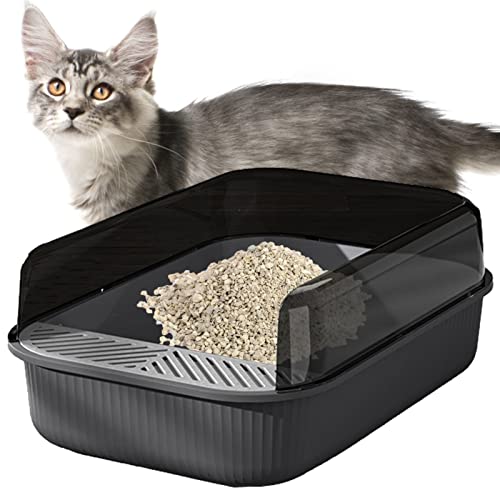 Frdun Hohe Seiten, abnehmbare große Katzentoilette, halbgeschlossene Katzentoilette, Erhöhung der Anti-Spritz-Toilette, Katzenfutterspender, Notwendigkeit Frdun Hohe Seiten, abnehmbare große Katzentoilette, halbgeschlossene Katzentoilette, Erhöhung der Anti-Spritz-Toilette, Katzenfutterspender, Notwendigkeit von Frdun
