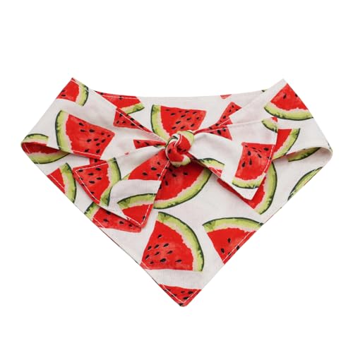 Summer Pet Dog Bandana Triangle Lätzchen Schal Zubehör für Hunde, Katzen, Haustiere Tiere rot von Free Sunday