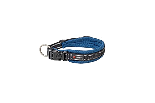 Collar Shiva Azul Marino 10mmx20/35cm T-XS von Freedog