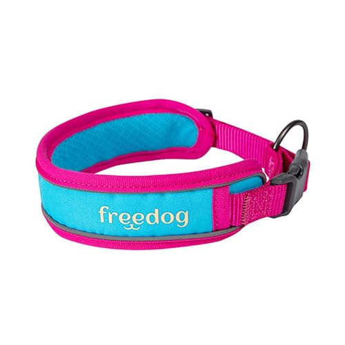 FREEDOG Cool Pro Tech Halsband, Fuchsia, 15 mm x 30/42 cm von Freedog