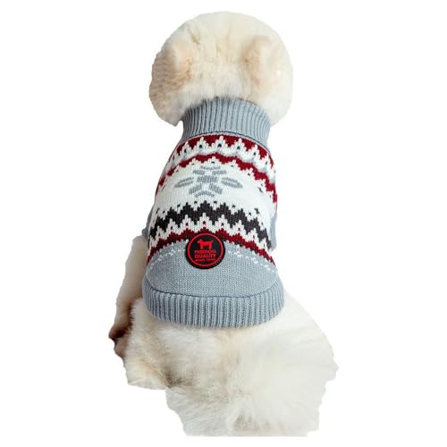 FREEDOG Pullover Schneeflocke, Grau, 45 cm FREEDOG Pullover Schneeflocke, Grau, 45 cm von Freedog