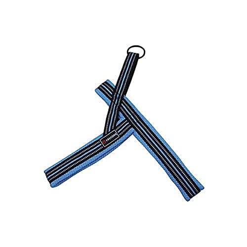 Freedog Harness Soft - Sport Blau für Hundefreiheit (30 mm x 70/82 cm) von Freedog