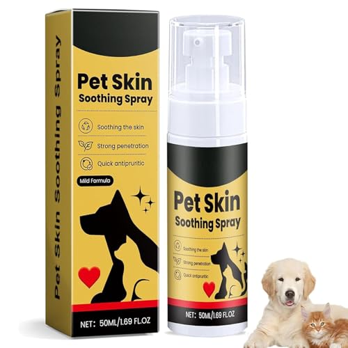 Frenaki Zoomie -Spray für Hunde, Haustierhautbehandlungsspray, Hautreparatur, Beruhigungsstier, Juckreiz -Relief -Hotspot -Behandlung für Katzen, hilft Allergien, Allergien zu lindern (1Pc) von Frenaki