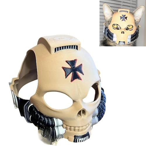 Grimaldus Cat Helmet, Grimaldus Cat Mask, Sci-Fi Cosplay Helmet for Pets, Adjustable and Lightweight Pet Mask, Funny Pet Accessories Grimaldus Cat Helmet, Grimaldus Cat Mask, Sci-Fi Cosplay Helmet for Pets, Adjustable and Lightweight Pet Mask, Funny Pet Accessories von Frenaki