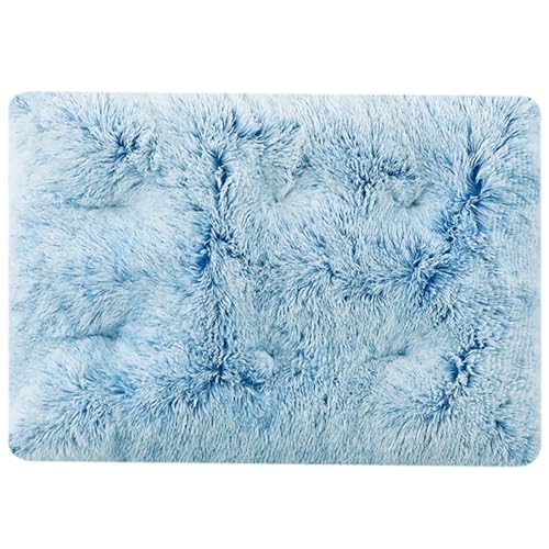 FresQa Haustiermatte Hund Langer Plüsch Winter Warmes Schlafbett Komfortables Katzennest Zubehör,Blau,L FresQa Haustiermatte Hund Langer Plüsch Winter Warmes Schlafbett Komfortables Katzennest Zubehör,Blau,L von FresQa