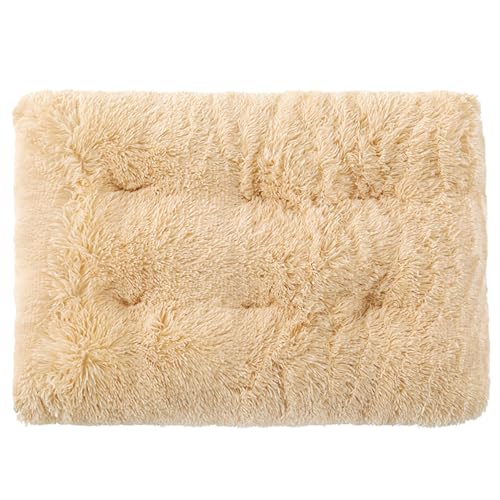 FresQa Haustiermatte Hund Langer Plüsch Winter Warmes Schlafbett Komfortables Katzennest Zubehör,Bronze,XXL FresQa Haustiermatte Hund Langer Plüsch Winter Warmes Schlafbett Komfortables Katzennest Zubehör,Bronze,XXL von FresQa