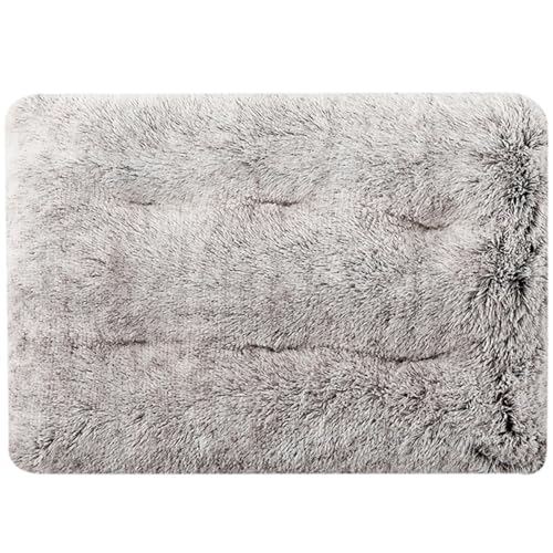 FresQa Haustiermatte Hund Langer Plüsch Winter Warmes Schlafbett Komfortables Katzennest Zubehör,Grau,L FresQa Haustiermatte Hund Langer Plüsch Winter Warmes Schlafbett Komfortables Katzennest Zubehör,Grau,L von FresQa
