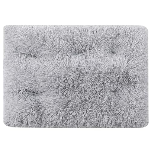 FresQa Haustiermatte Hund Langer Plüsch Winter Warmes Schlafbett Komfortables Katzennest Zubehör,Grau,XL FresQa Haustiermatte Hund Langer Plüsch Winter Warmes Schlafbett Komfortables Katzennest Zubehör,Grau,XL von FresQa