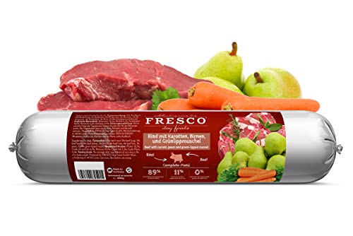 Fresco Dog Barf-Wurst Rind mit Karotten & Birnen von Fresco Dog