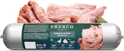 Fresco Dog Die Barf Wurst Complete-Menü Kaninchen und Ente von Fresco Dog