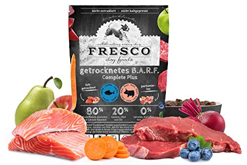 Fresco Dog Trockenbarf Complete Plus Lachs mit Rind Gewicht 5kg von Fresco Dog