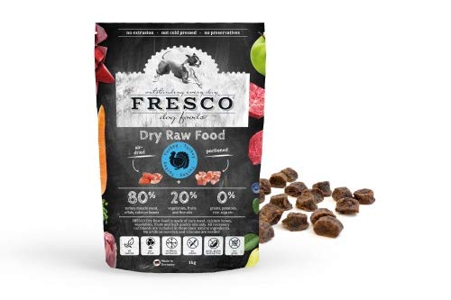 Fresco Dog Trockenbarf Complete Plus Pute 1kg von Fresco Dog