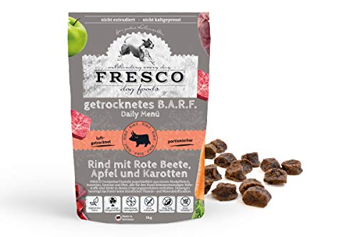 FRESCO Dog Trockenbarf I Daily Menü Rind mit Rote Bete, Apfel und Karotten I 1 kg FRESCO Dog Trockenbarf I Daily Menü Rind mit Rote Bete, Apfel und Karotten I 1 kg von Fresco Dog