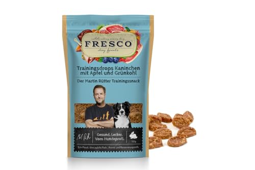 Martin Rütter Trainingsdrops Kaninchen mit Apfel und Grünkohl | Premium Hunde Snacks | Gesund und Natürlich | Getreidefrei | ohne künstliche Zusätze | Fleischprodukt | Monoprotein | Made in Germany Martin Rütter Trainingsdrops Kaninchen mit Apfel und Grünkohl | Premium Hunde Snacks | Gesund und Natürlich | Getreidefrei | ohne künstliche Zusätze | Fleischprodukt | Monoprotein | Made in Germany von Fresco Dog