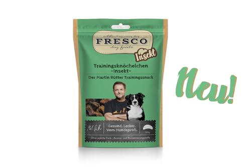 Martin Rütter Trainingsknöchelchen Insekt | Natürlicher Monoproteinsnack aus reinem Insektenprotein | Leckerer Hundesnack | getreidefrei von Fresco Dog