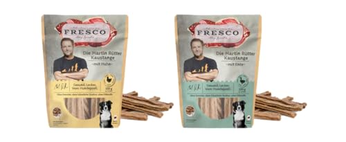 Fresco Die Martin Rütter Kaustange Multipack Huhn & Ente | 2 x 150g | kauen trägt zur allgemeinen Zahn- und Maulhygiene bei Fresco Die Martin Rütter Kaustange Multipack Huhn & Ente | 2 x 150g | kauen trägt zur allgemeinen Zahn- und Maulhygiene bei von Fresco