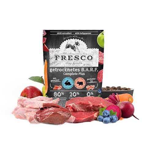 Fresco Dog Trockenbarf Complete Plus Kaninchen mit Rind Gewicht 2,5kg von FRESCO