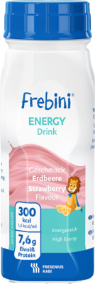 FREBINI Energy Drink Erdbeere Trinkflasche 6X4X200 ml von Fresenius Kabi Deutschland GmbH