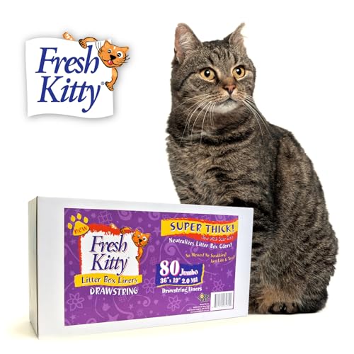Fresh Kitty 80 ct Super Dick Kordelzug Katzenklos von Fresh Kitty