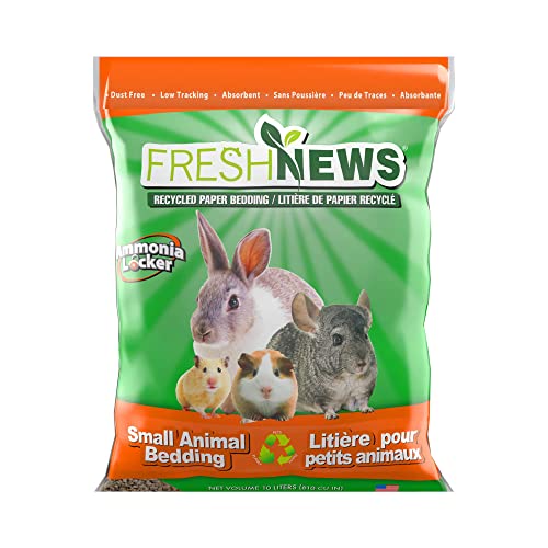 Fresh News Papier-Bettwäsche für Kleintiere, 10.000 Kubikzentimeter von Fresh News