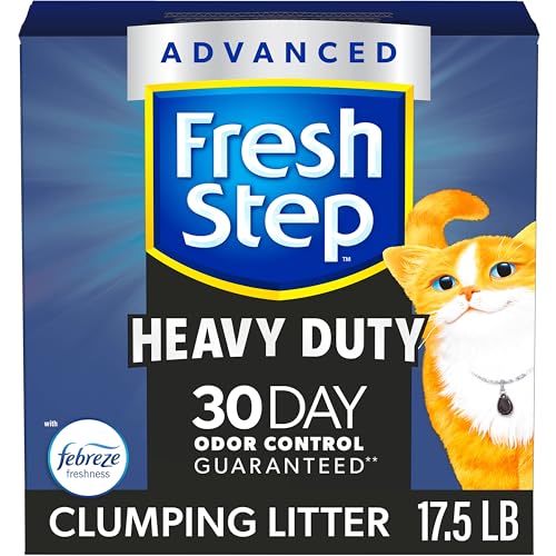 Fresh Step Robuste Klumpstreu mit Febreze-Frische, 30 Tage Geruchskontrolle, 7,9 kg von Fresh Step