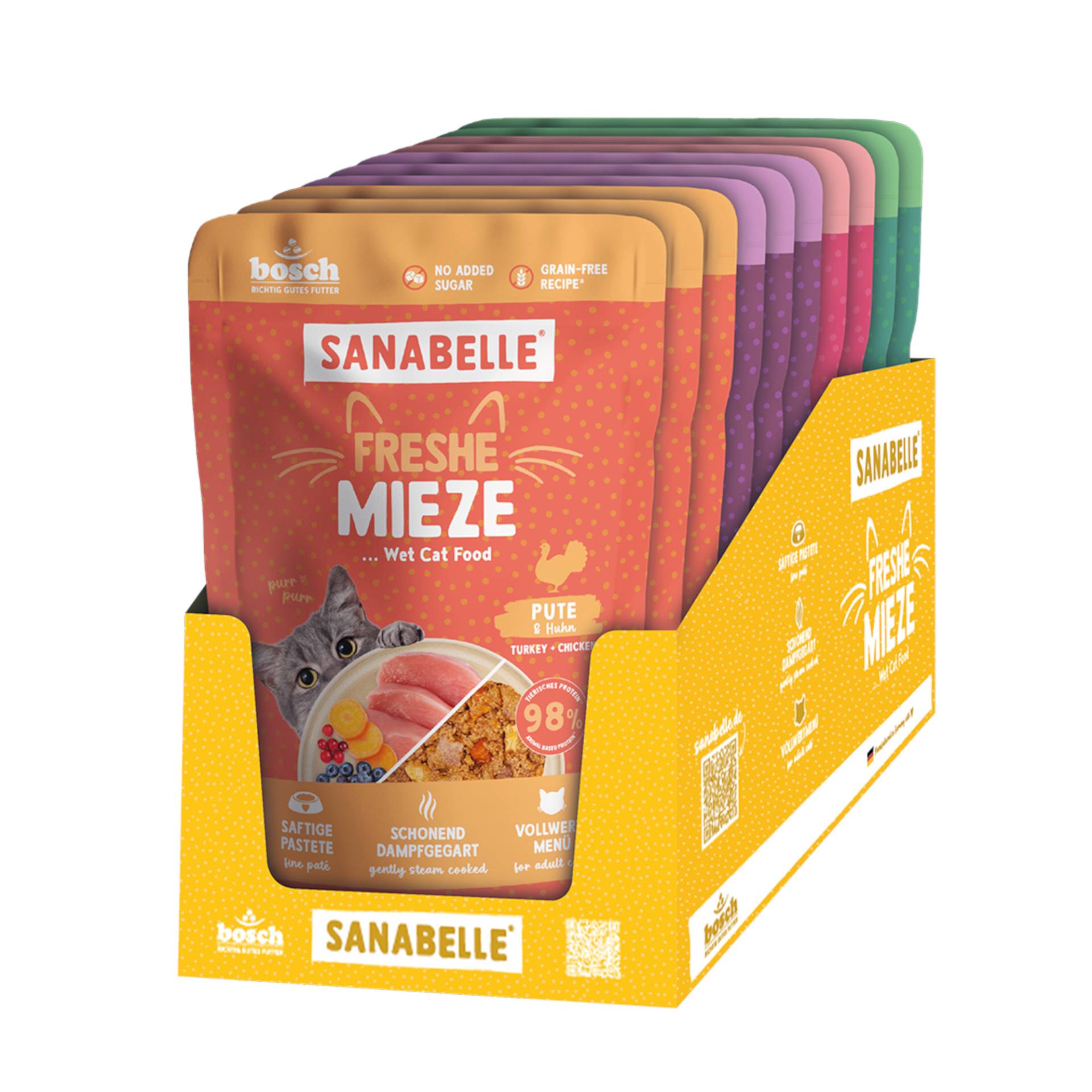 Freshe Mieze Cat 10 x 100 g - Mix (5 Sorten) von Freshe Mieze
