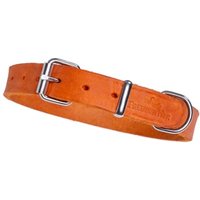 Freudentier Hundehalsband aus weichem Fettleder orange 40,5 cm, 1,8 cm Freudentier Hundehalsband aus weichem Fettleder orange 40,5 cm, 1,8 cm von Freudentier