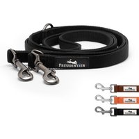 Freudentier Hundeleine 2m, gepolstert & verstellbar schwarz 2 cm Freudentier Hundeleine 2m, gepolstert & verstellbar schwarz 2 cm von Freudentier