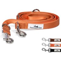Freudentier Hundeleine 2m, gepolstert & verstellbar orange 2,5 cm Freudentier Hundeleine 2m, gepolstert & verstellbar orange 2,5 cm von Freudentier