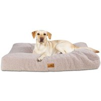 Freudentier Orthopädisches Hundekissen aus kuschelweichem Teddystoff M von Freudentier