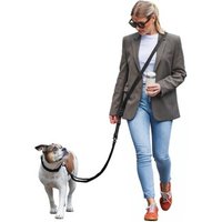 Freudentier UrbanFlow Umhängeleine, Hundeleine 3m schwarz von Freudentier