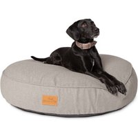 Freudentier kuscheliges Hundebett mit Memory Foam ⌀100cm dunkelgrau 1 m von Freudentier