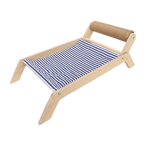 Erhöhte Hängematte für Haustiere - erhöhte Hängematte, 58 cm Hammanbett für Katzen - bequemer Langer Stuhl für Katzen für Katzen, Kätzchen und Long Beach Stuhl Erhöhte Hängematte für Haustiere - erhöhte Hängematte, 58 cm Hammanbett für Katzen - bequemer Langer Stuhl für Katzen für Katzen, Kätzchen und Long Beach Stuhl von Frfik