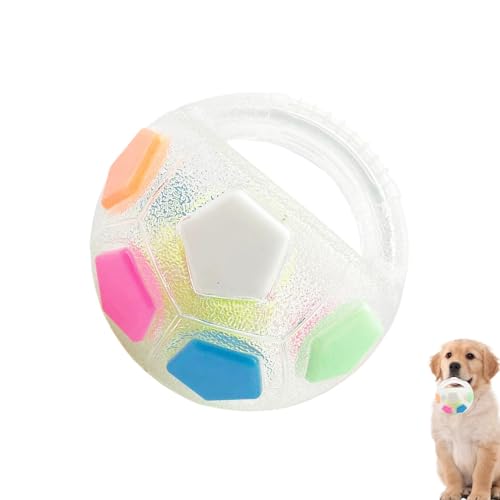 Frfik Beißball für Welpen, interaktives, rundes Quietschspielzeug, Hundekauball, Haustier-Trainingszubehör für aggressive Kauer zum Apportieren und Spielen Frfik Beißball für Welpen, interaktives, rundes Quietschspielzeug, Hundekauball, Haustier-Trainingszubehör für aggressive Kauer zum Apportieren und Spielen von Frfik