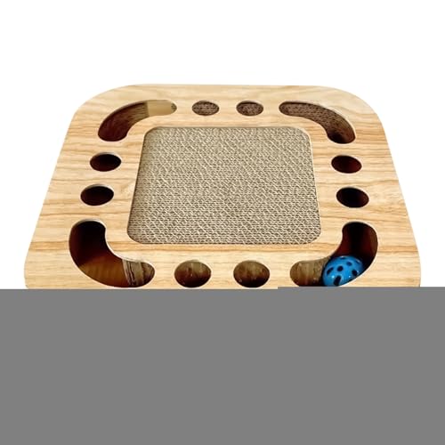 Frfik Cat Scraping Pad | 12,99 Zoll großer katzfreundlicher interaktiver LKW-Nagelschrinker | Pappbodenbodenmontierte Spielzeugmöbel Schutzmatte | Für die Förderung von Bewegung und Pflege von Nägeln Frfik Cat Scraping Pad | 12,99 Zoll großer katzfreundlicher interaktiver LKW-Nagelschrinker | Pappbodenbodenmontierte Spielzeugmöbel Schutzmatte | Für die Förderung von Bewegung und Pflege von Nägeln von Frfik
