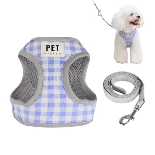 Frfik Haustiergeschirr-Leinen-Set, Leinen mit Weste, verstellbares Hunde-Set – Polyestergewebe, Outdoor-Trainingswerkzeug, einfaches Design, mit verstellbarem Gurt, drehbares Schnallen-Design Frfik Haustiergeschirr-Leinen-Set, Leinen mit Weste, verstellbares Hunde-Set – Polyestergewebe, Outdoor-Trainingswerkzeug, einfaches Design, mit verstellbarem Gurt, drehbares Schnallen-Design von Frfik