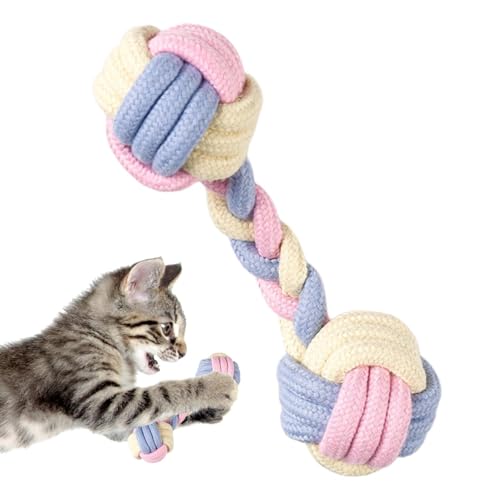 Frfik Hundeseil-Ball-Schleppspielzeug,Hunde-Schleppball-Seil, Langlebiges Seilspielzeug für Welpen, Hundeknotenball-Seilspielzeug, Hunde-Kauspielzeug aus Baumwolle zum Zahnen, bequemer Frfik Hundeseil-Ball-Schleppspielzeug,Hunde-Schleppball-Seil, Langlebiges Seilspielzeug für Welpen, Hundeknotenball-Seilspielzeug, Hunde-Kauspielzeug aus Baumwolle zum Zahnen, bequemer von Frfik