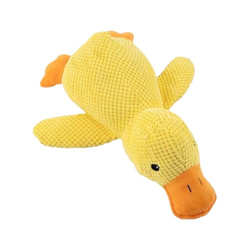 Frfik Hundespielzeug, Ente, Quietschendes Spielzeug für Welpen, lustiger interaktiver Begleiter für Zahnen, kleine Rassen von Frfik